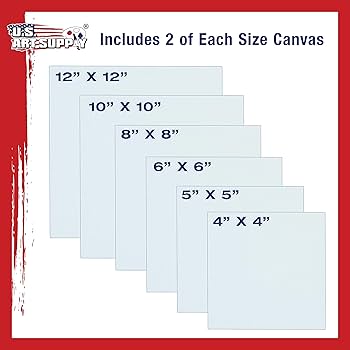 Hi-STANDARD　TM paint CANVAS Amazon.com: FIXSMITH Canvas Boards for Painting 9x12 Inch